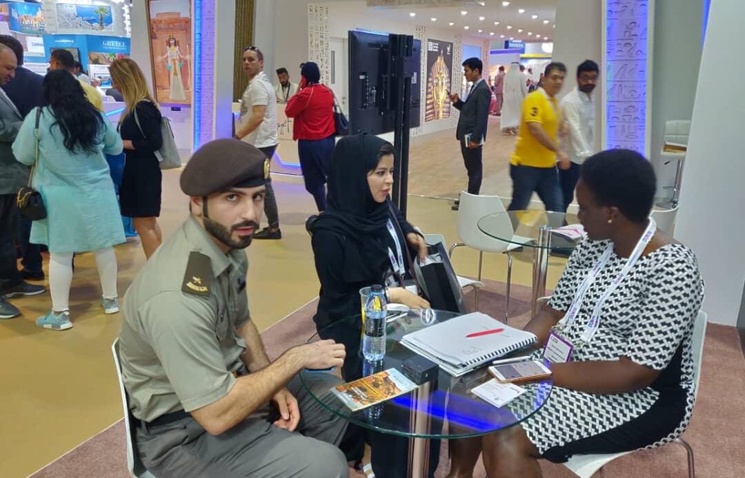 Zimbabwe stand at the Arabian Travel Market in Dubai where it entered into a civil service incentive travel deal