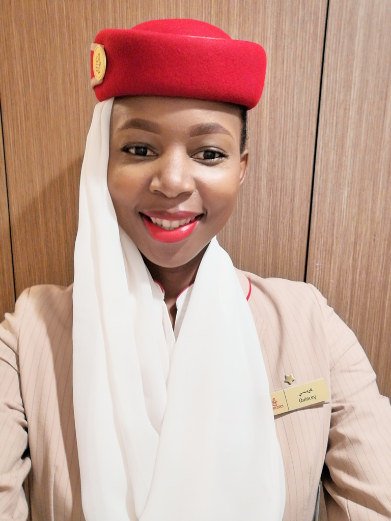 Meet Quincey Moyo: a Zimbabwean cabin crew member with Emirates