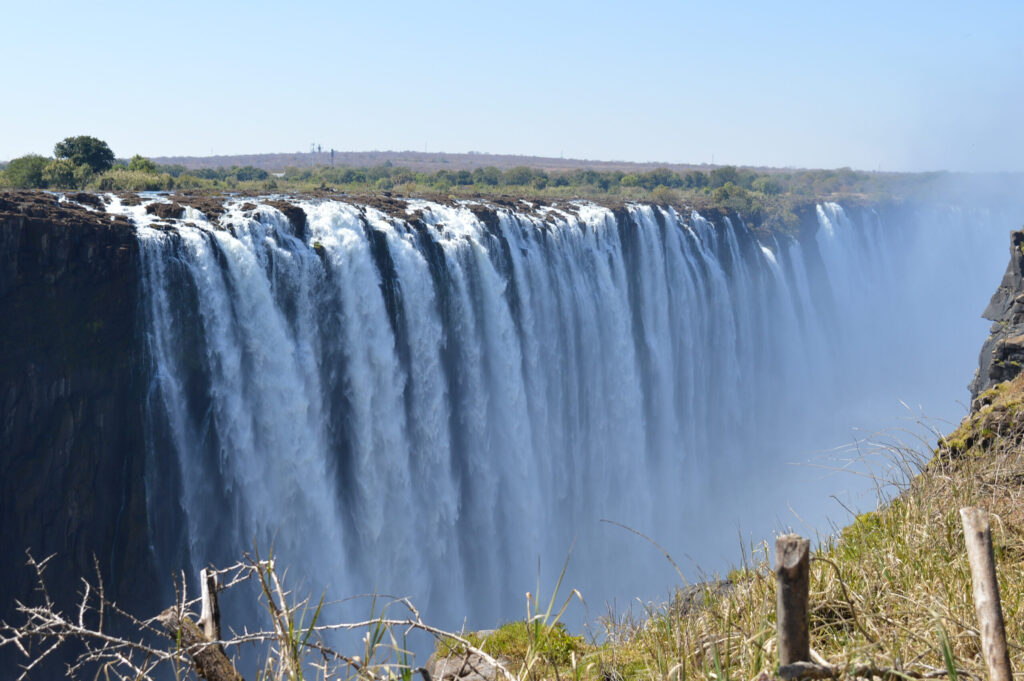 This is the Victoria Falls, there is debate whether to change its name or not