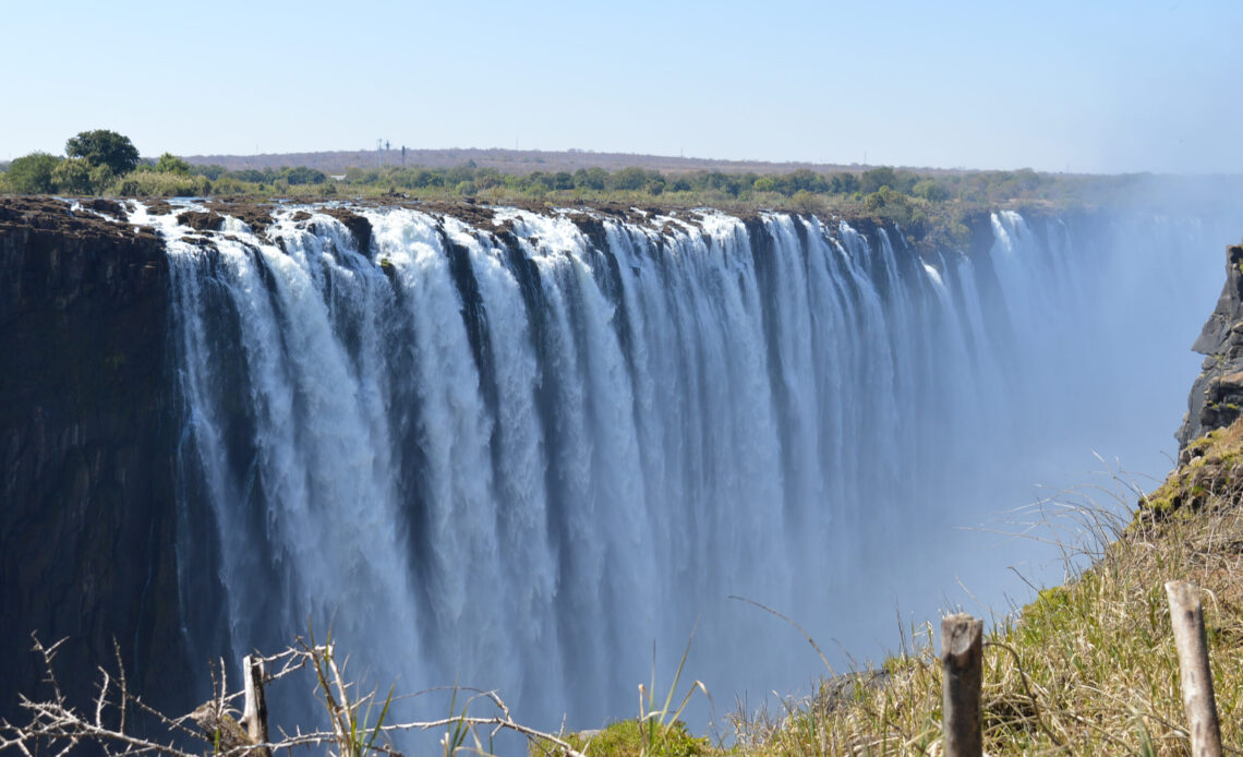 This is the Victoria Falls, there is debate whether to change its name or not