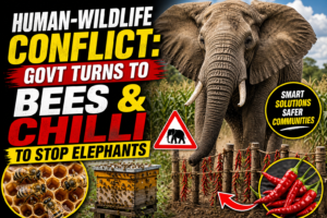 Human-Wildlife Conflict: Govt Turns to Bees & Chilli to Stop Elephants”